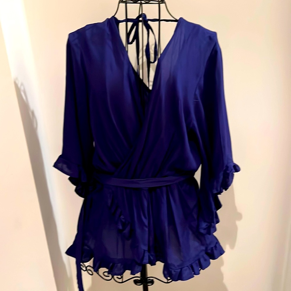 Thread Story Royal Blue, L, Top, NWT